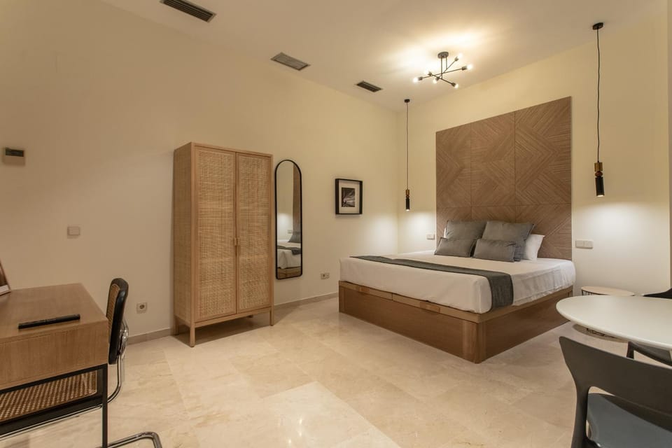 Bed, Photo of the whole room, Bedroom, wardrobe