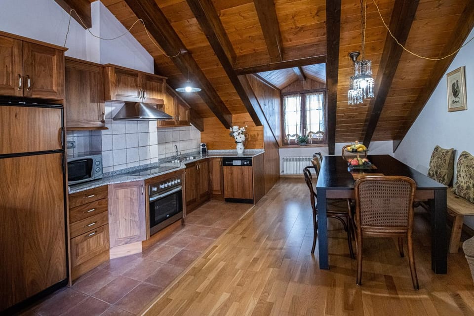 Kitchen or kitchenette, Dining area, dishwasher, oven, stove, toaster