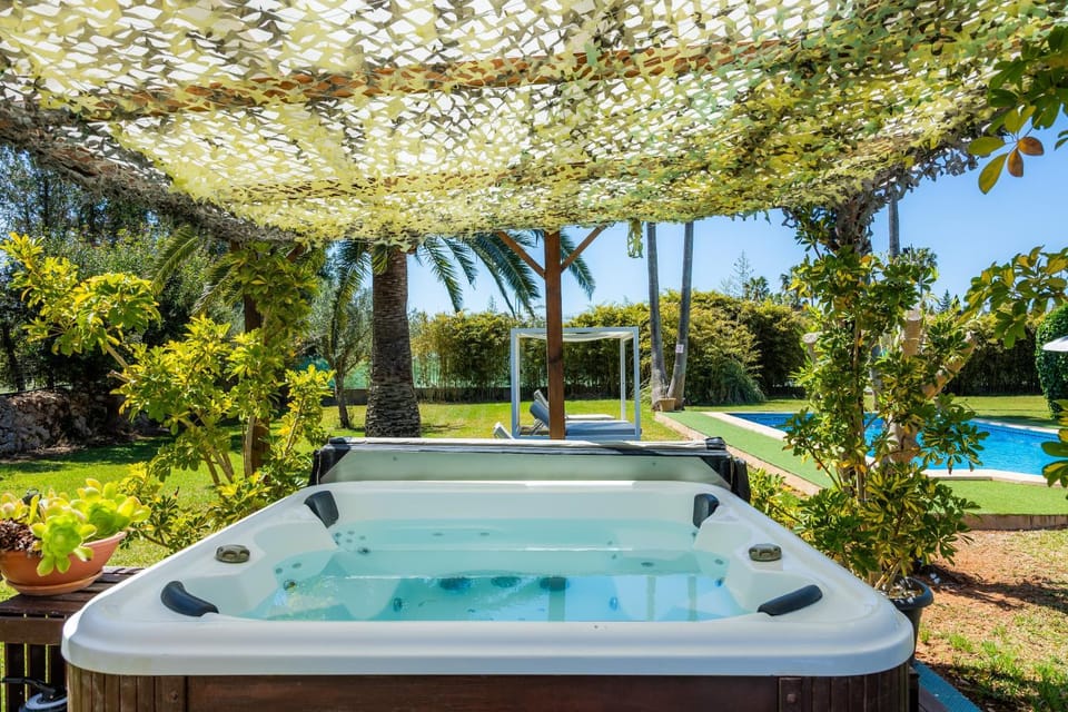Property building, Living room, Swimming pool