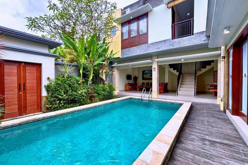 Property building, Patio, Day, Pool view, Swimming pool