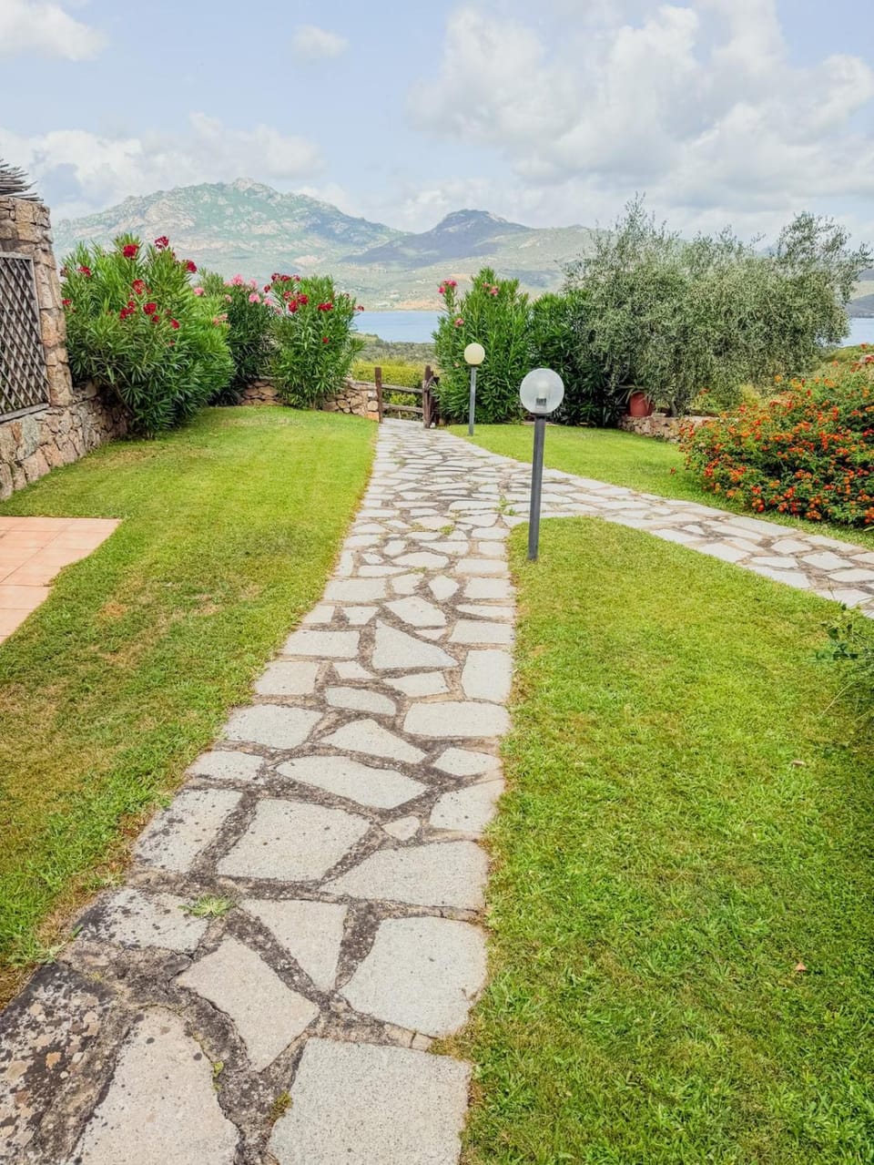 Natural landscape, Garden, Sea view