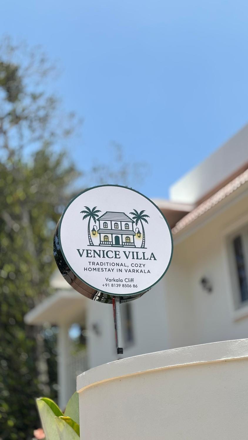 Venice villa varkala cliff -luxurious rooms and apartments Vacation rental in Varkala