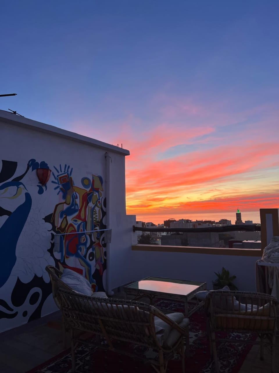 Patio, Communal lounge/ TV room, Balcony/Terrace, Sunset
