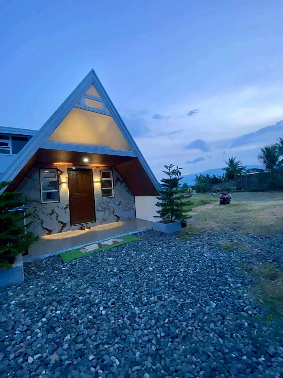 Property building, Natural landscape, Garden view