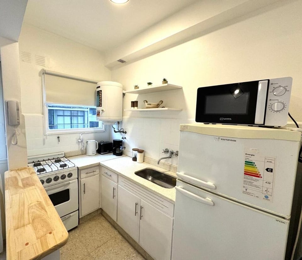 Kitchen or kitchenette, oven, stove, toaster