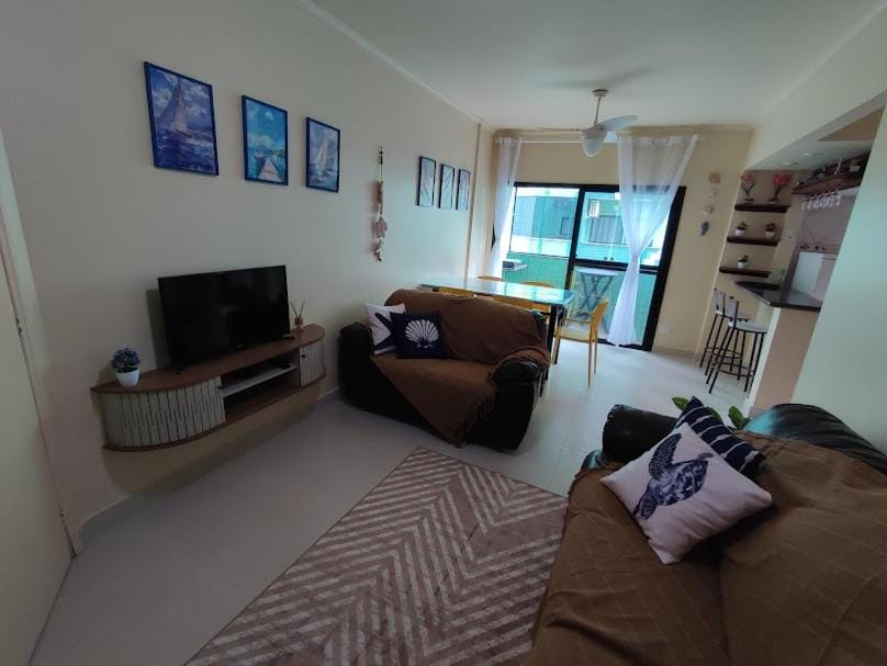 1 dormitório piscina salões de jogos em ótima localização Apartment in Ubatuba