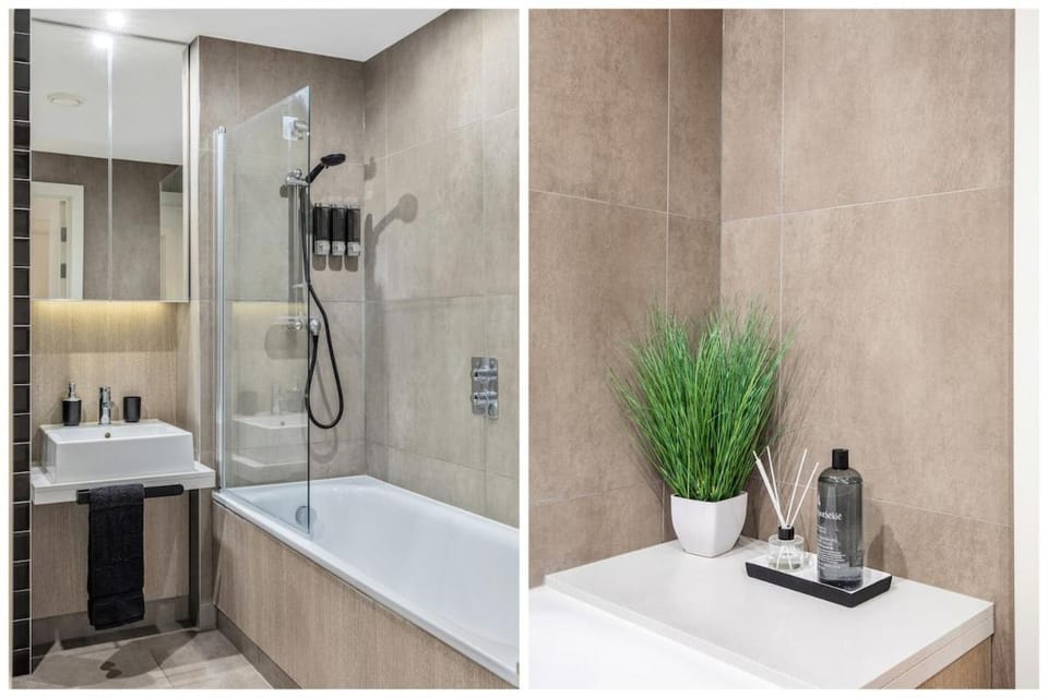 Chic Luxury Apt Gym Balcony 5min to Stadium & Tube Apartment in Wembley