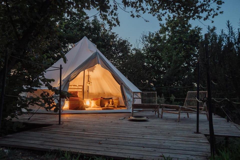 Property building, Patio, Night, Natural landscape
