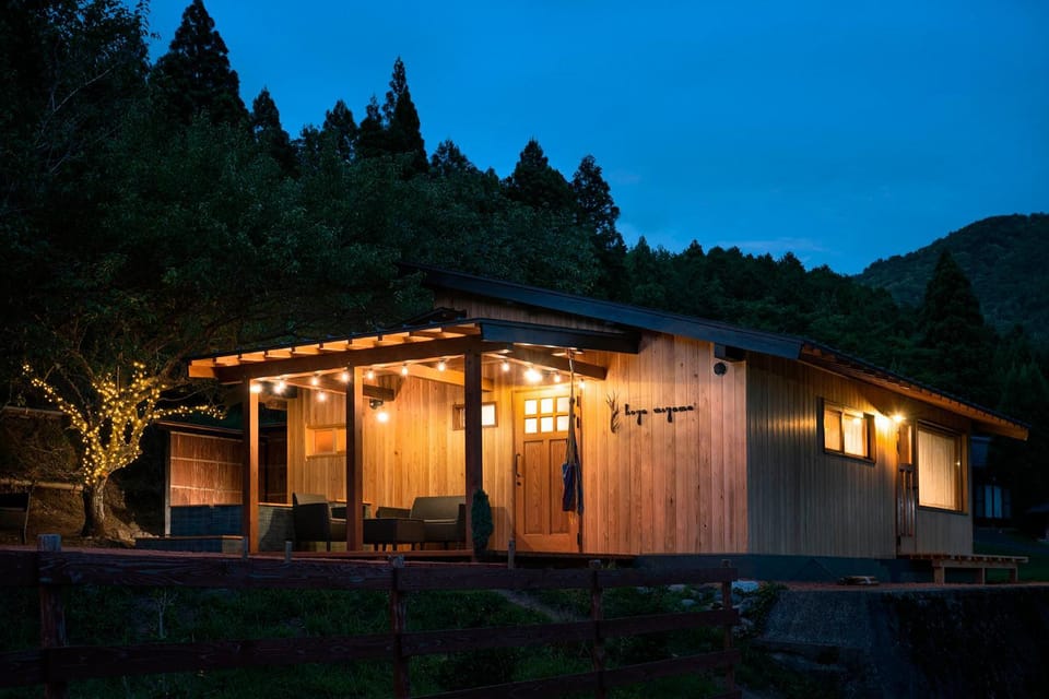 Property building, Night, Mountain view