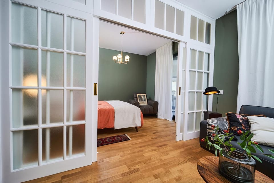 Living room, Bedroom