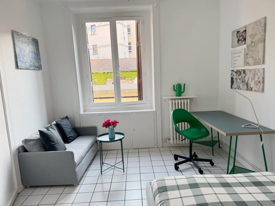 Bed, TV and multimedia, Coffee/tea facilities, Living room, Photo of the whole room, Decorative detail, Seating area, Bedroom, dishwasher, hair dryier, heating, internet, stove, toaster, towels, washing machine, kitchen