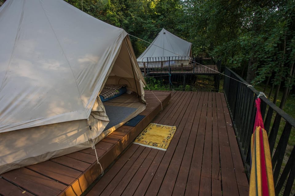 Aura Camp - Glamping, Jezioro, SAUNA, SUPy Campground/ 
RV Resort in Lesser Poland Voivodeship