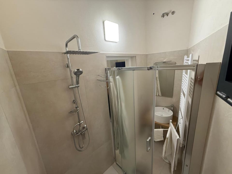 Shower, Toilet, Bathroom, towels