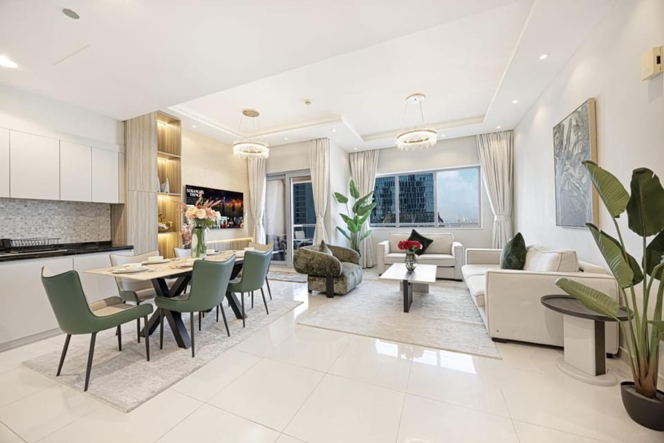 ReStay Homes at DAMAC Maison - 1 Min to Dubai Mall - Burj View & Balcony Apartment in Dubai