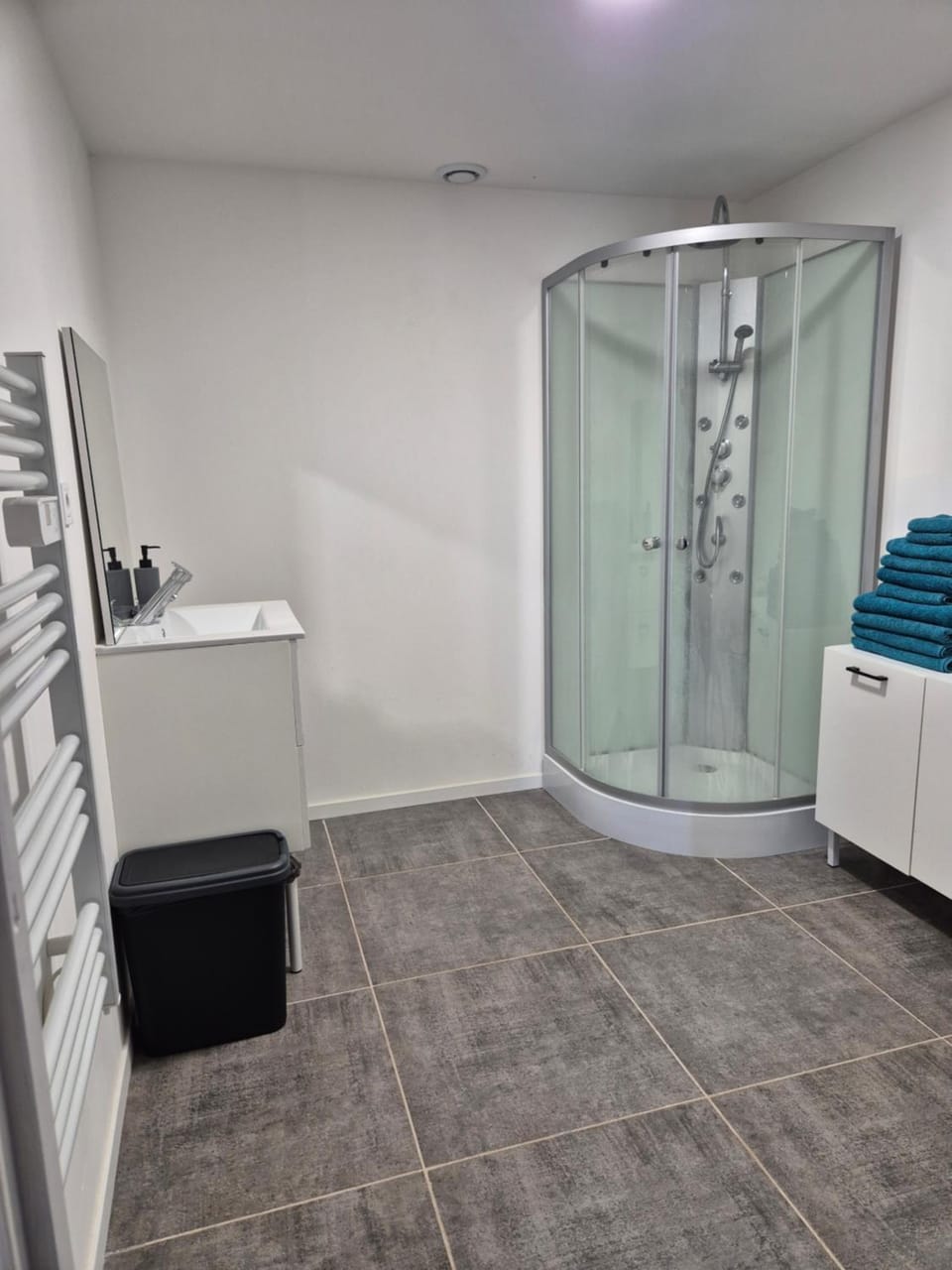 Shower, Toilet, Bathroom, towels
