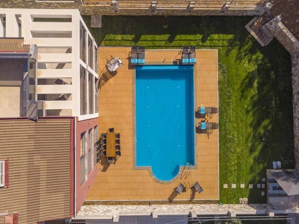 Day, Bird's eye view, Pool view, Swimming pool, sunbed