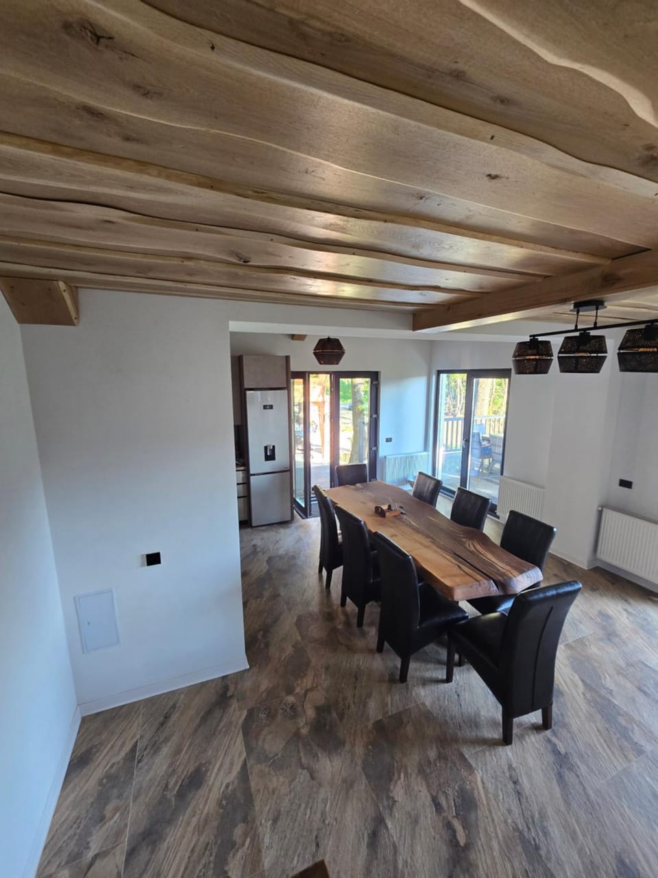 Kitchen or kitchenette, Living room, Dining area