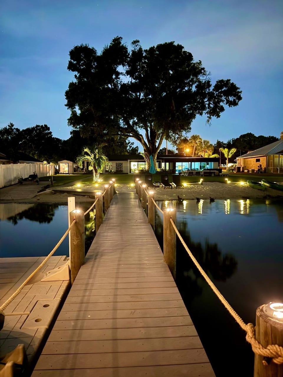 Night, Natural landscape, Lake view