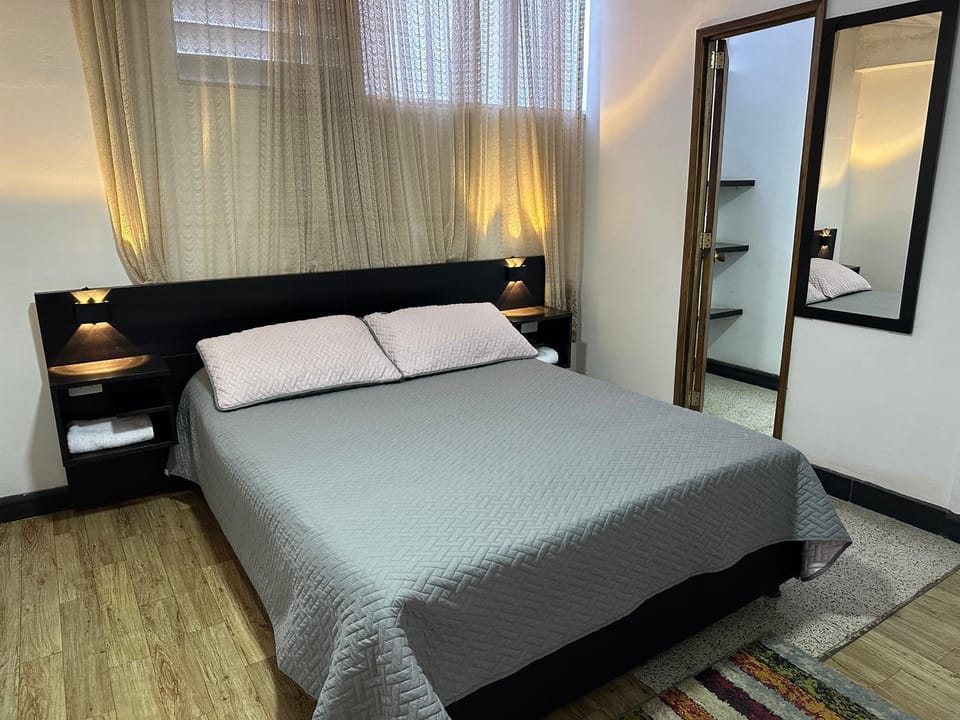 Bed, Photo of the whole room, Bedroom, wardrobe
