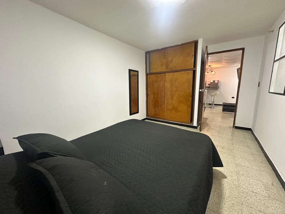 Bed, Photo of the whole room, Bedroom, wardrobe