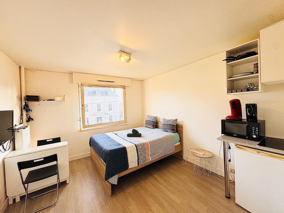 Studio pour 2 près de la gare Apartment in Île-de-France