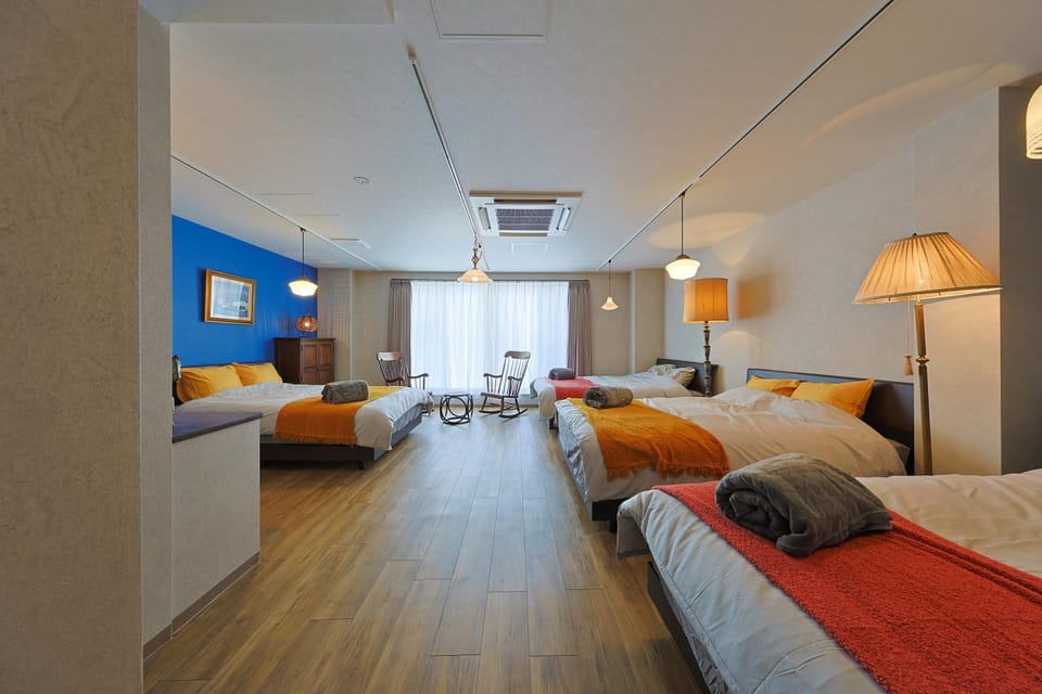 Bed, Photo of the whole room, Bedroom, air conditioner