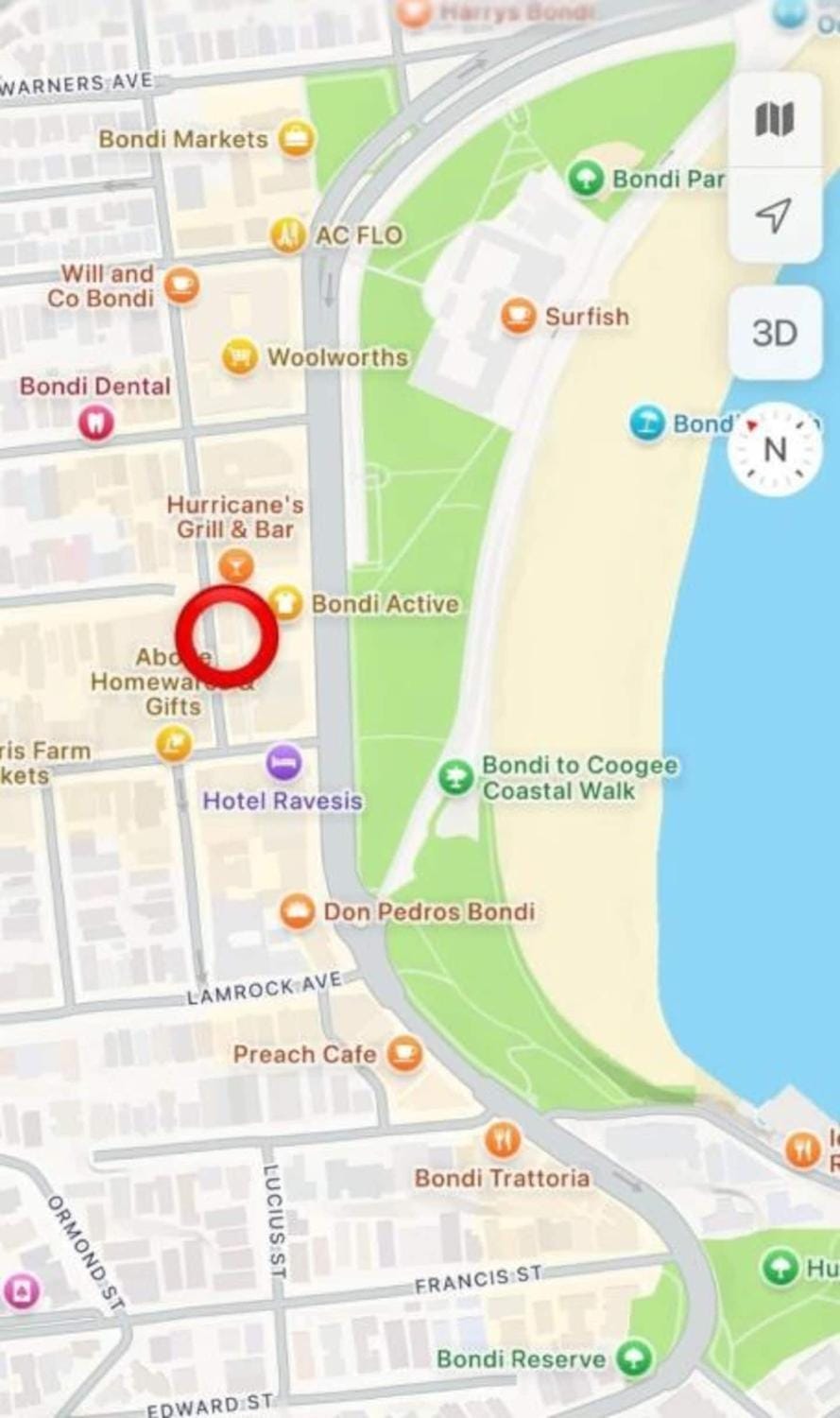 Beachfront Most Famous Beach Private Terrace Apartment in Bondi Beach