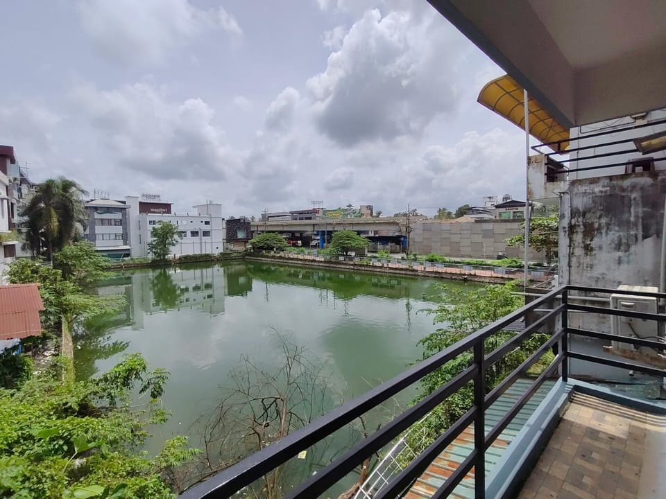 Pool view, Quiet street view