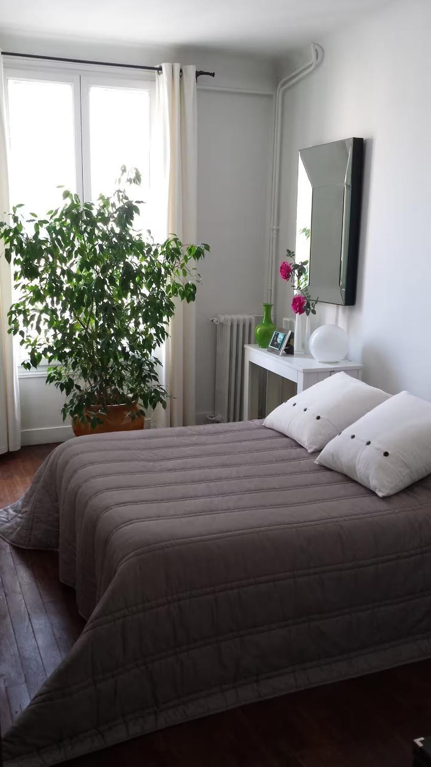 Clarté et charme, chambre spacieuse Vacation rental in Paris
