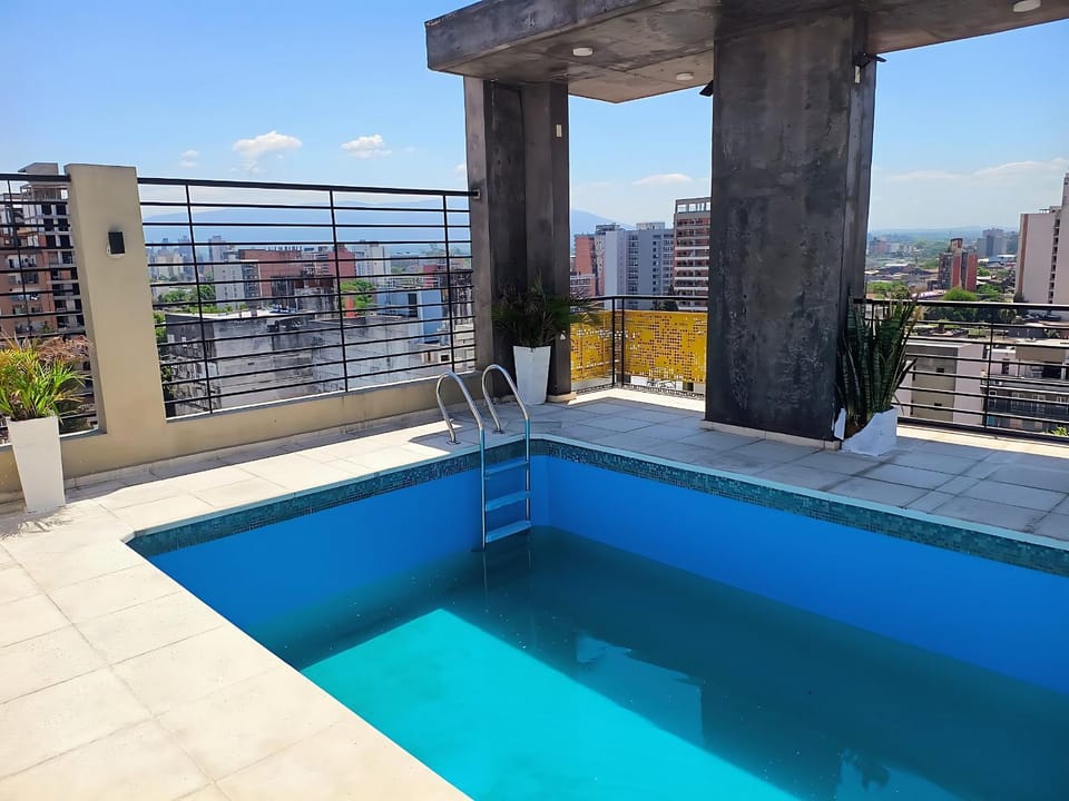 Property building, Day, Pool view, Swimming pool