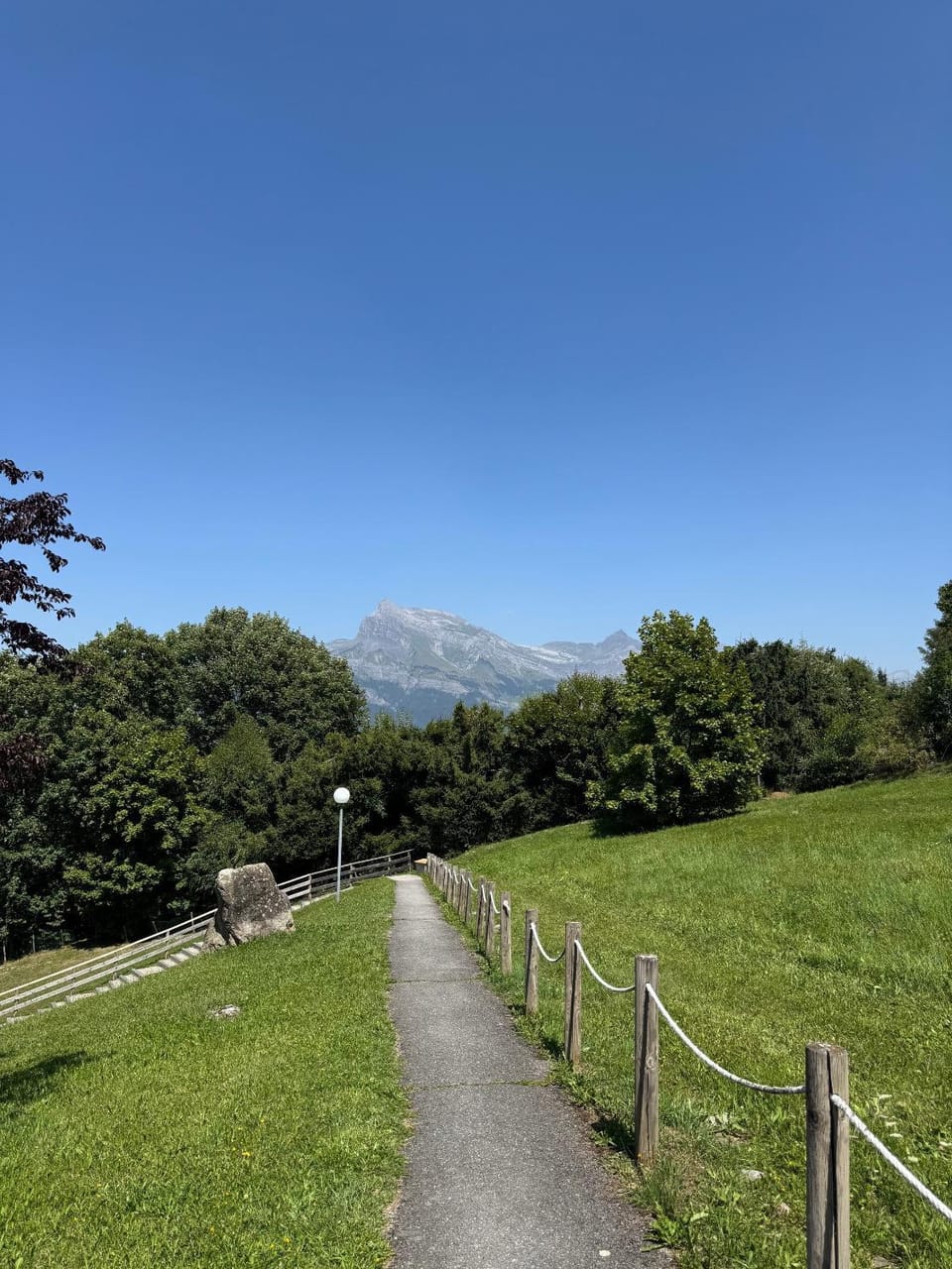 Garden, Mountain view