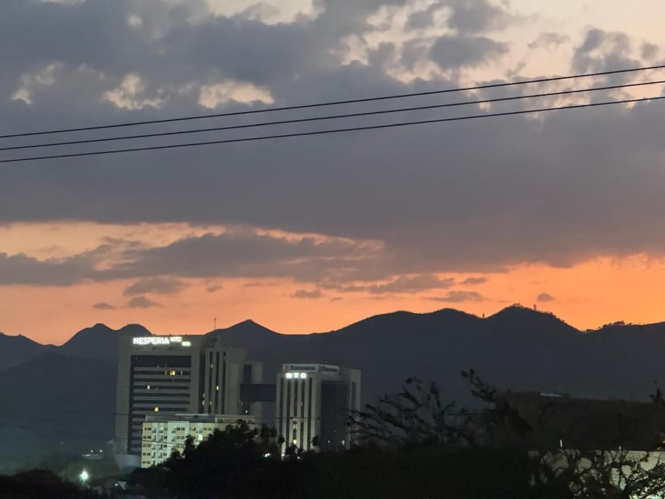 Natural landscape, Mountain view, Sunset
