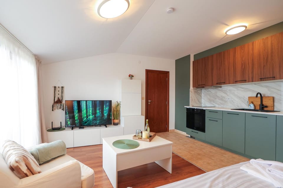 Stylish 1BR-AirCon-Balcony-Walk to Ski Lift & Spa Apartment in Bansko