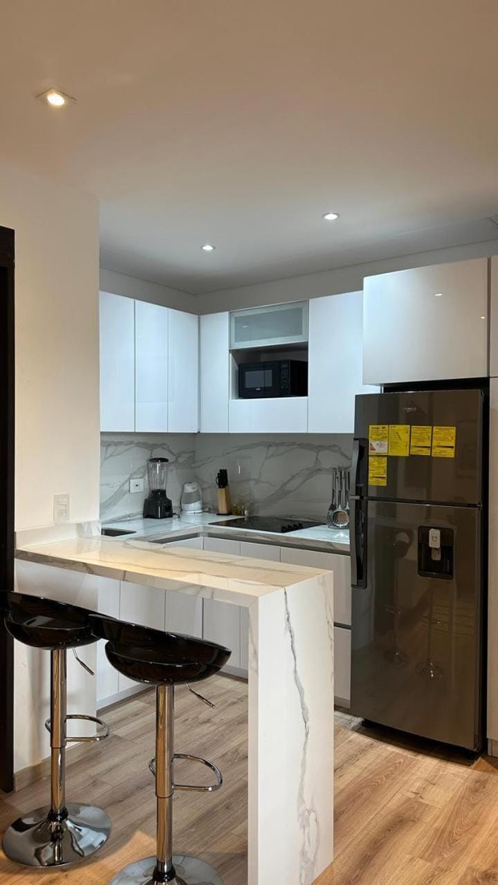 Kitchen or kitchenette, toaster