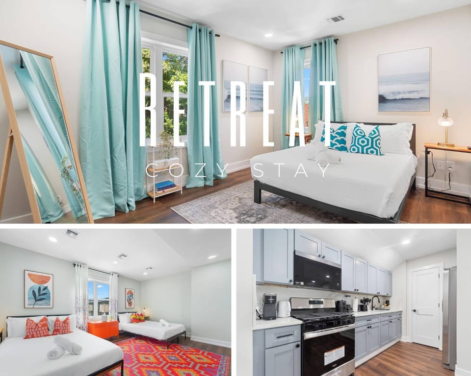 Bed, Kitchen or kitchenette, Photo of the whole room, Bedroom, minibar, oven, pet friendly, stove