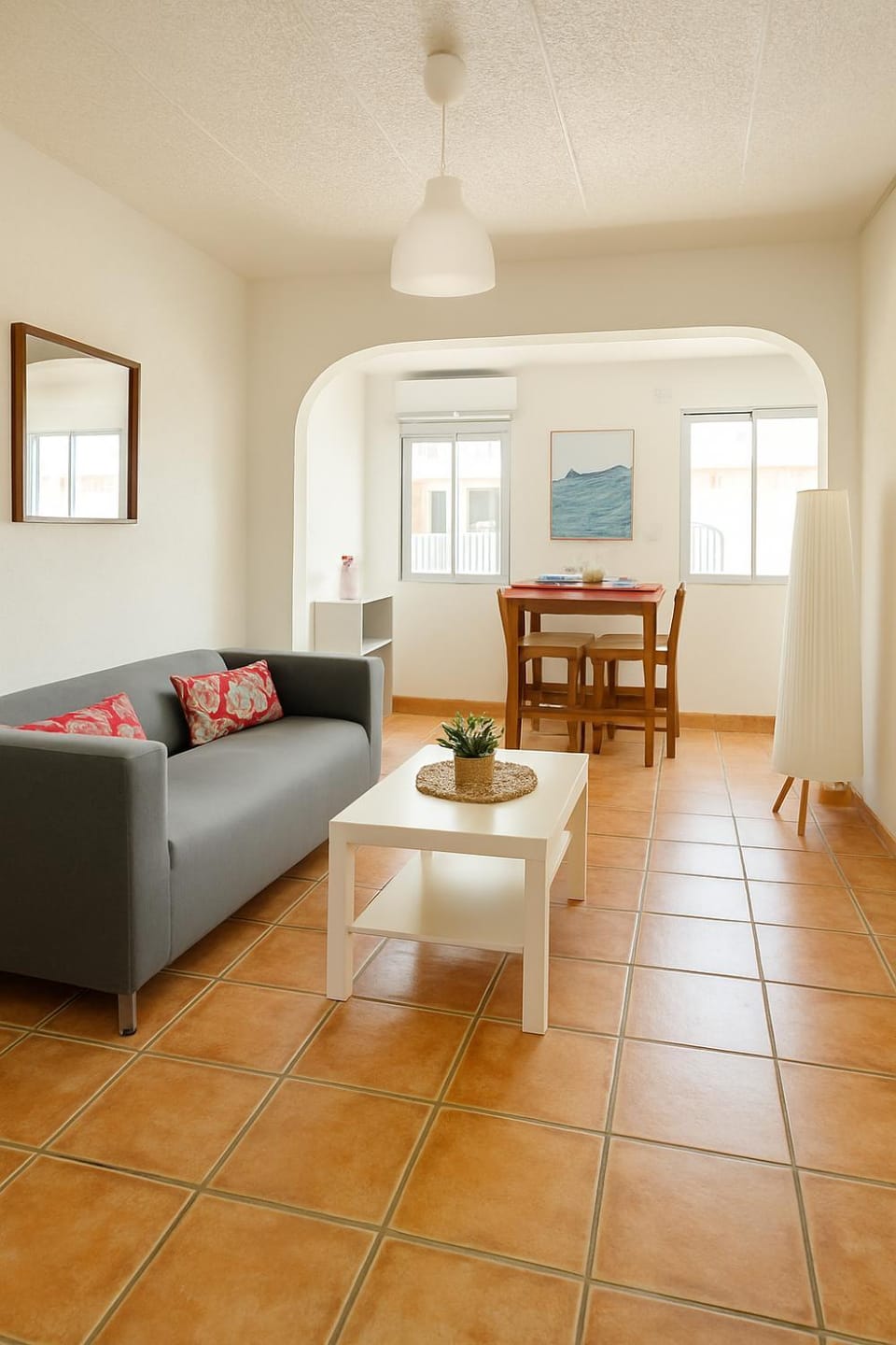 Living room, Seating area, Dining area