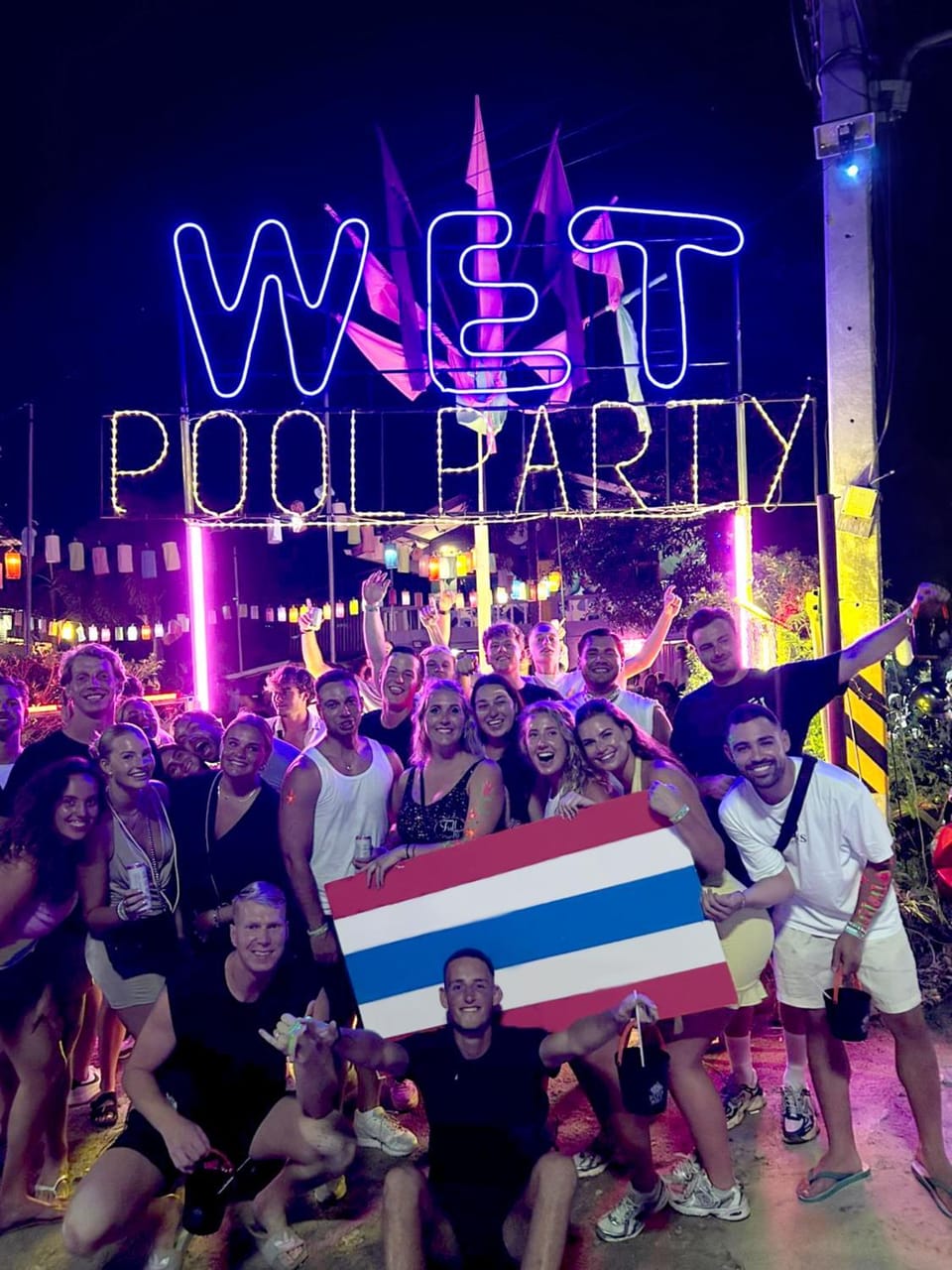 Facade/entrance, Night, People, Activities, Nightclub / DJ, Evening entertainment, Pool view, Swimming pool, Entertainment, group of guests