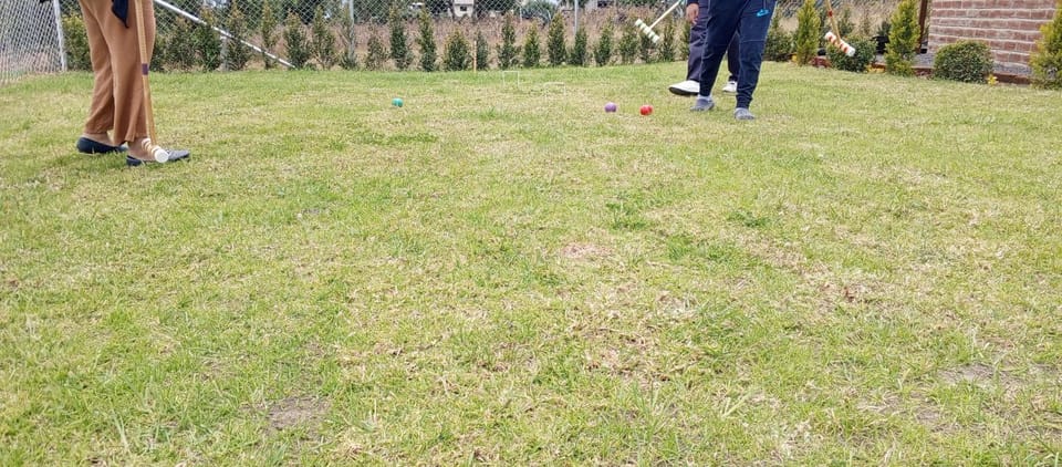 La cabaña de Ciela G glamping con jacuzzi y croquet Apartment in Cotopaxi, Ecuador