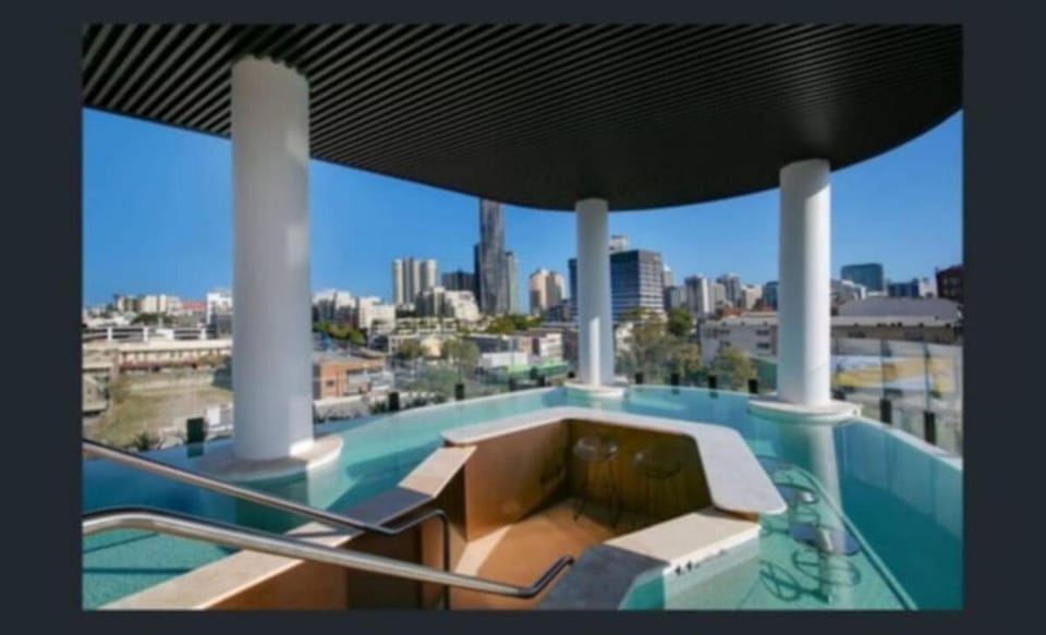 Day, View (from property/room), Balcony/Terrace, City view, Pool view, Swimming pool