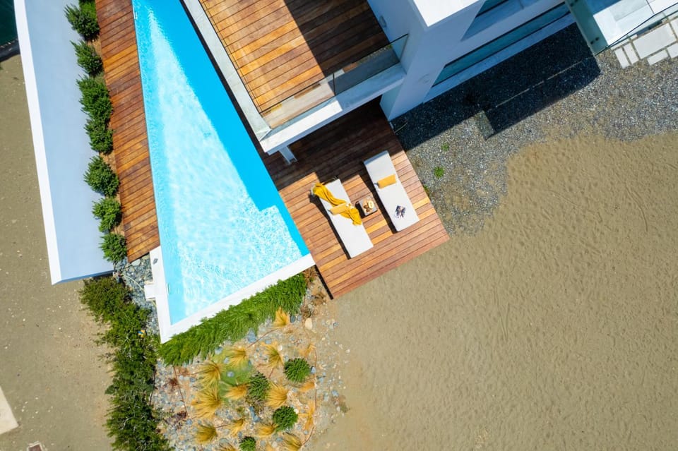 Blue Iris Luxury Beachfront Villa by Nomads - Direct Beach Access & Private Pool Villa in Paphos District