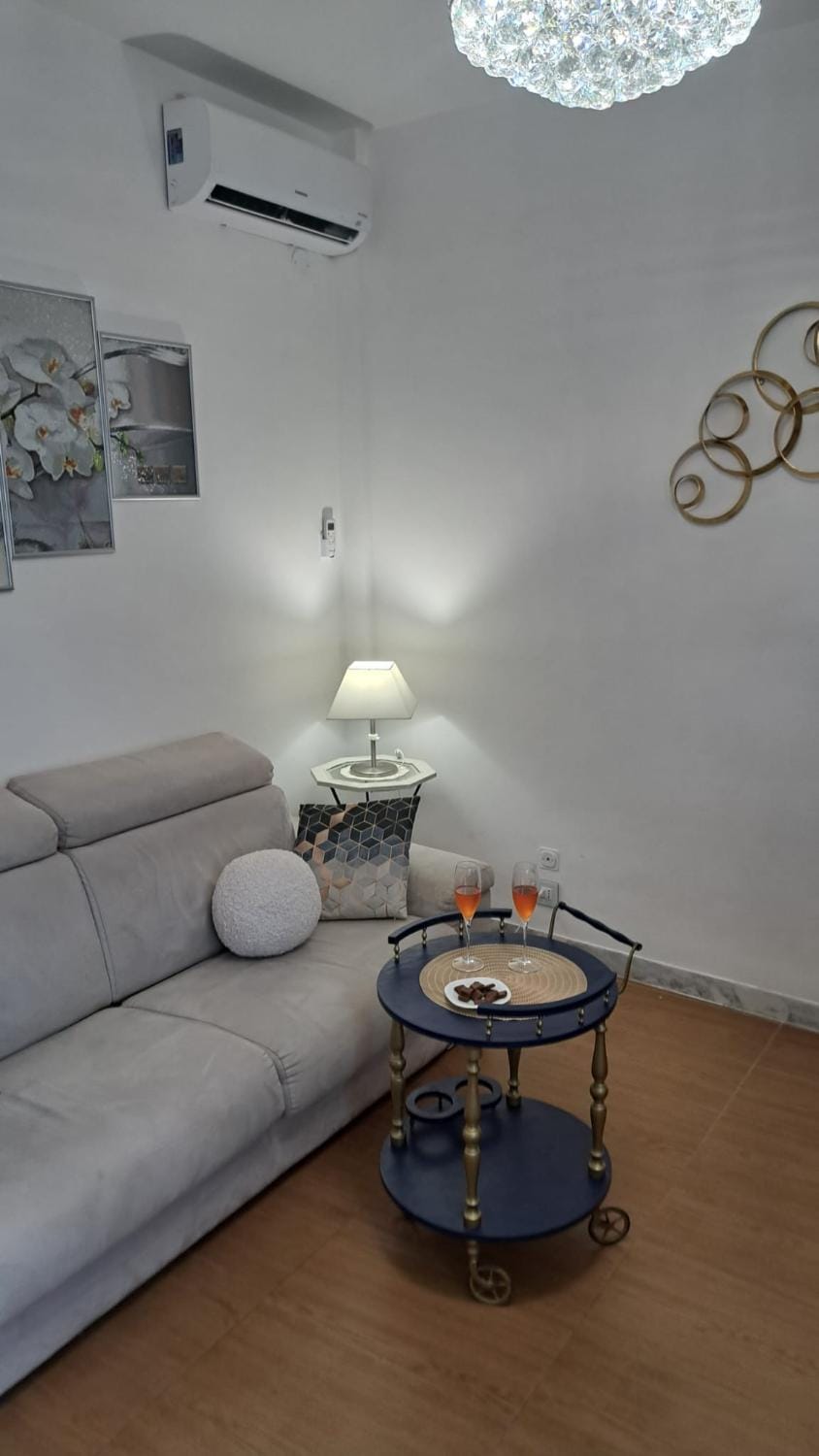 Dining area, air conditioner
