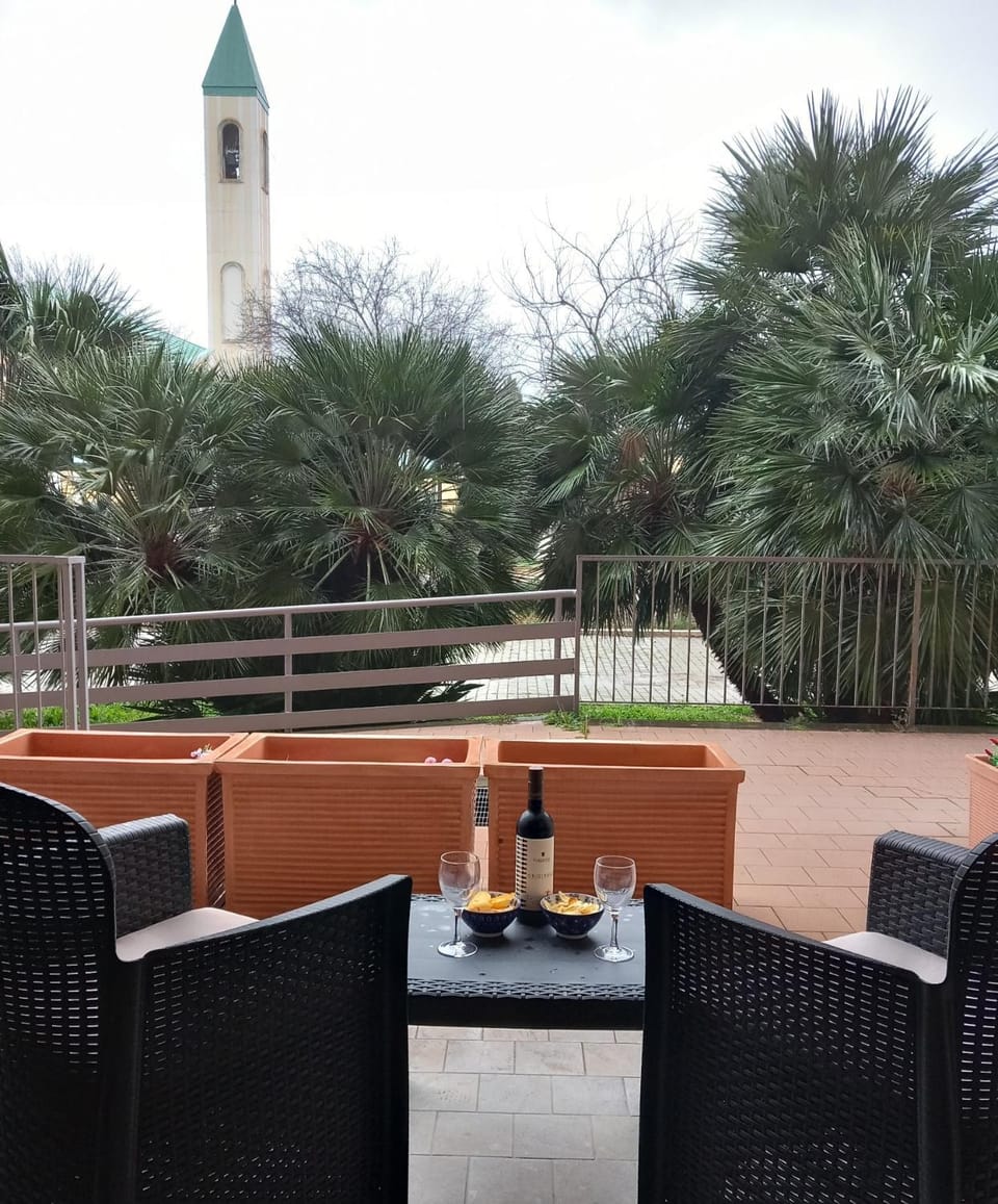 Property building, Patio