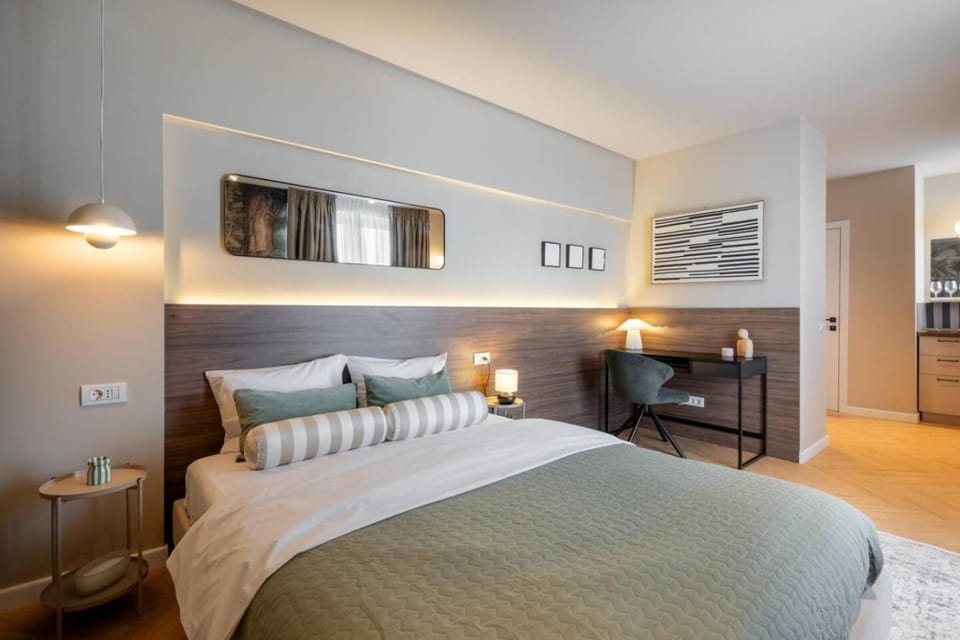 Bed, Decorative detail, Bedroom