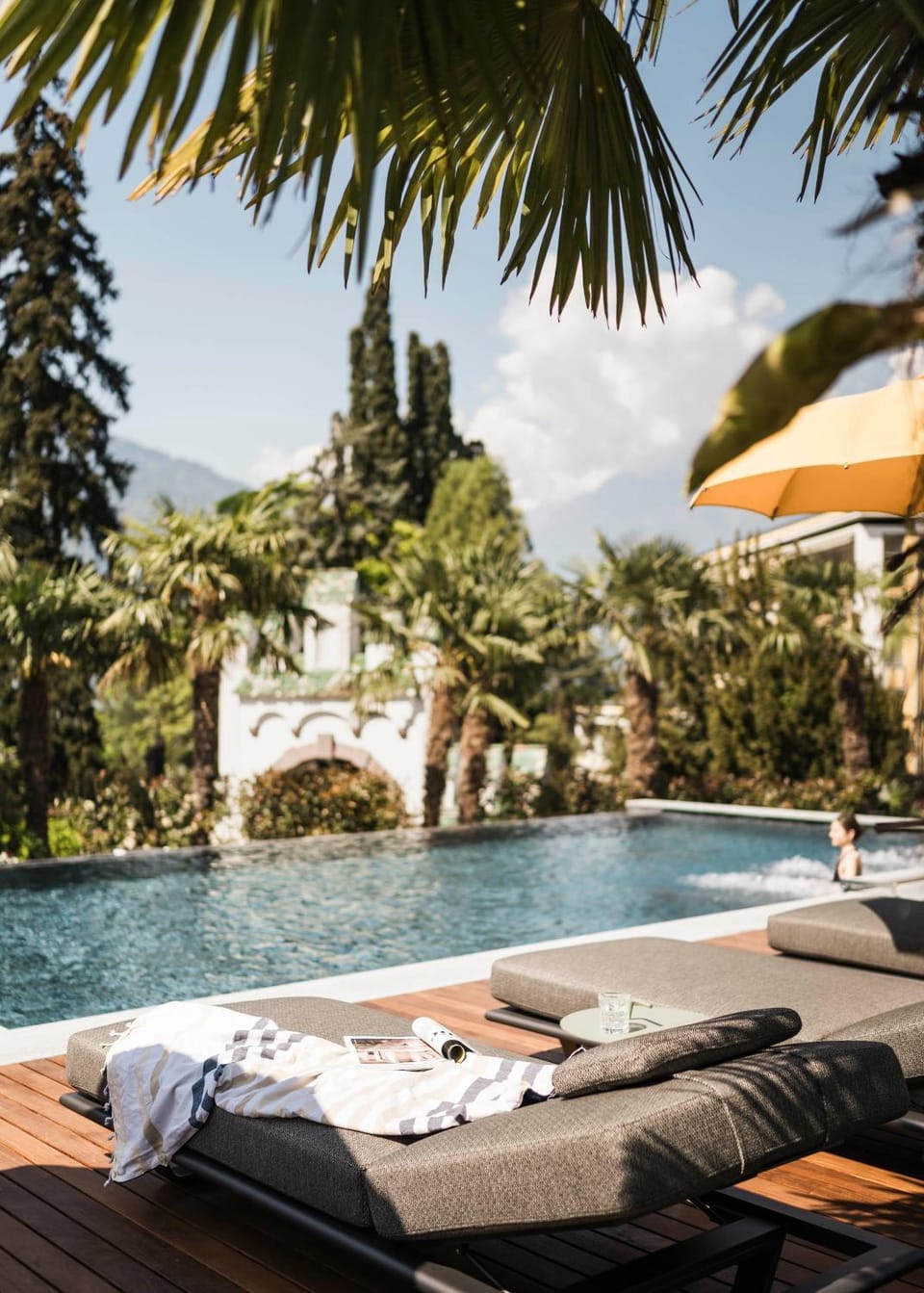 Spring, Day, Summer, Garden, Garden view, Pool view, Swimming pool, sunbed