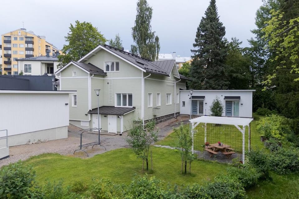 Property building, Garden view