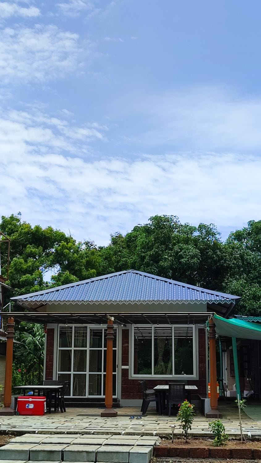 Private Swimming Pool & Turf at Starlight Escape Villa in Maharashtra