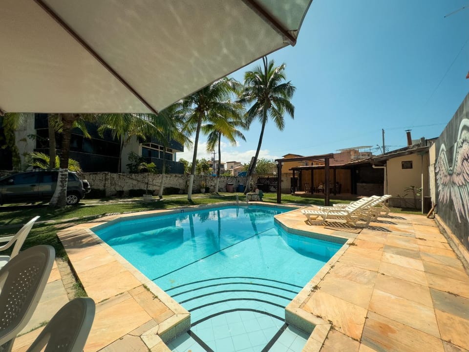 Property building, Patio, Day, Pool view, Swimming pool, sunbed