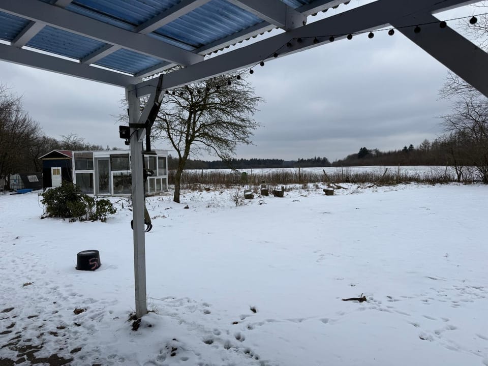 House in beautiful nature with field view Villa in Central Denmark Region