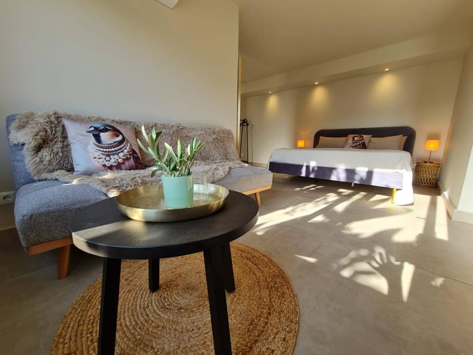 Photo of the whole room, Seating area, Bedroom