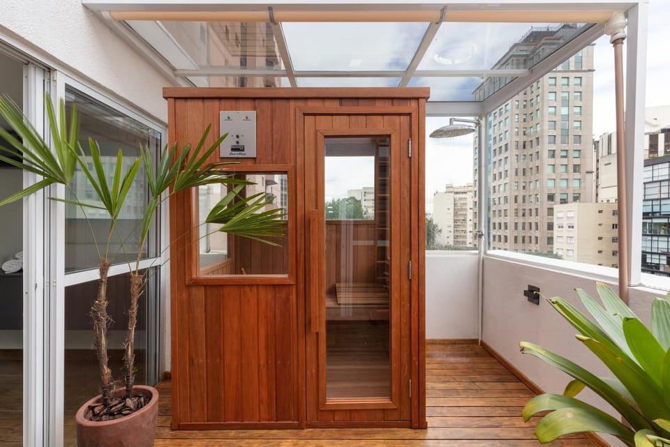 Sauna, Balcony/Terrace